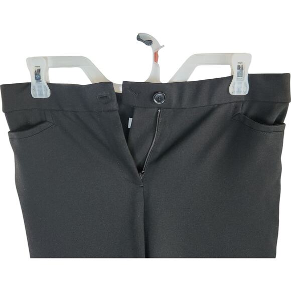 Tailored by Susan Graver Regular Smart Ponte Slim Leg Trouser Black Small - Picture 9 of 9